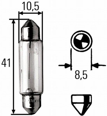 HELLA Glühlampe, Blinkleuchte (8GM 002 091-131)