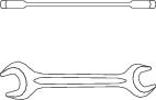 GEDORE Doppel-Gabelschlüssel (895 27X32)