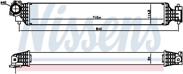 NISSENS Ladeluftkühler (961527) Thumbnail