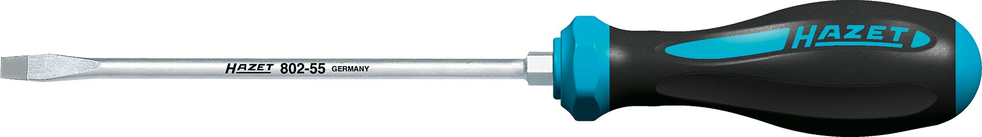 HAZET Schraubendreher HEXAnamic® 802-80 ∙ Schlitz Profil ∙ 1.2 x 8 mm