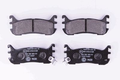 HELLA Bremsbelagsatz, Scheibenbremse (8DB 355 009-911)