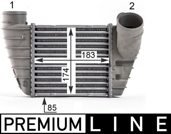 MAHLE Ladeluftkühler (CI 479 000P) Thumbnail