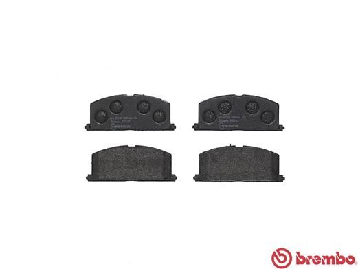 BREMBO Bremsbelagsatz, Scheibenbremse (P 83 011)