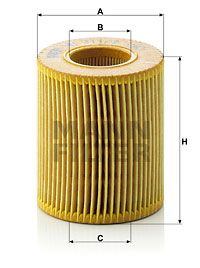 MANN-FILTER Ölfilter (HU 711/2 x)