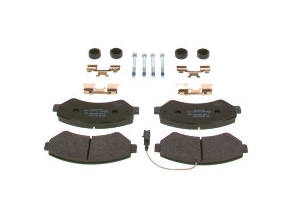 BOSCH Bremsbelagsatz, Scheibenbremse (0 986 494 589)