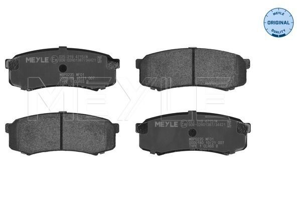 MEYLE Bremsbelagsatz, Scheibenbremse (025 219 4715/W)
