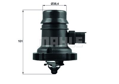 MAHLE Thermostat, Kühlmittel (TM 37 103)