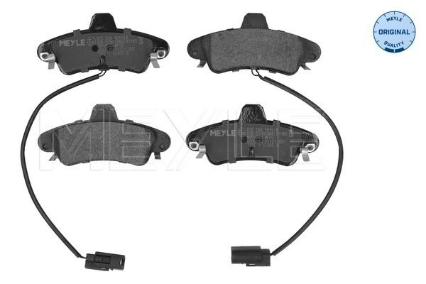 MEYLE Bremsbelagsatz, Scheibenbremse (025 234 1015/B)