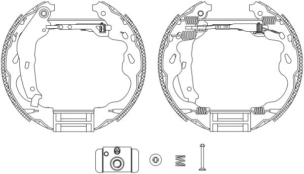 TEXTAR Bremsbackensatz (84064501)