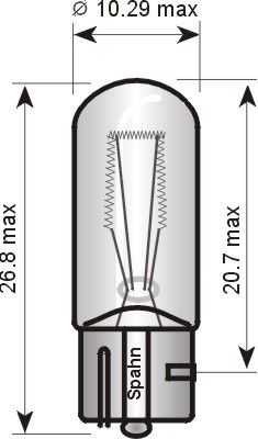 SPAHN GLÜHLAMPEN Glühlampe, Blinkleuchte (5224)