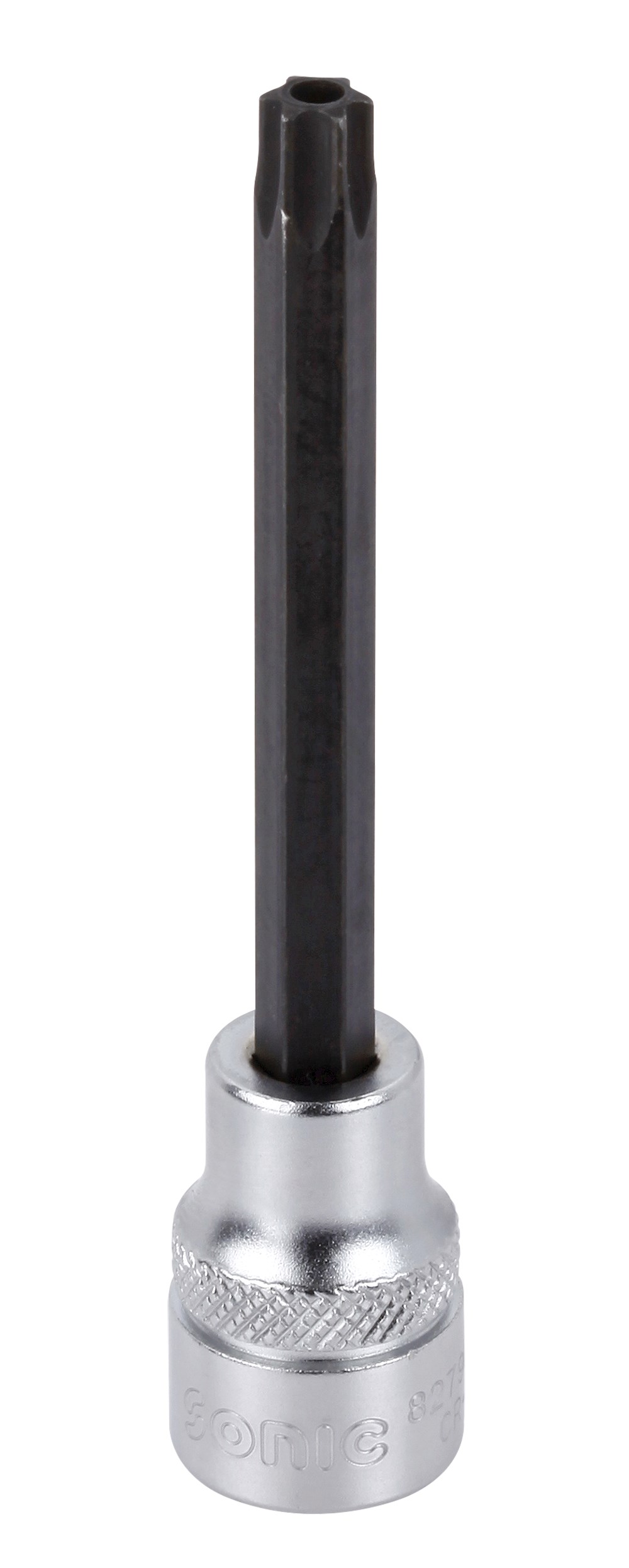 3/8'' TX Biteinsatz mit Loch, lang, T30-H