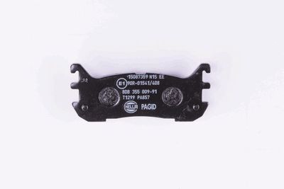 HELLA Bremsbelagsatz, Scheibenbremse (8DB 355 009-911)
