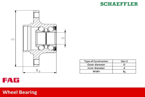 Schaeffler FAG Radlagersatz (713 6111 20) Schaeffler FAG Radlagersatz (713 6111 20)