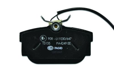 HELLA Bremsbelagsatz, Scheibenbremse (8DB 355 018-571)