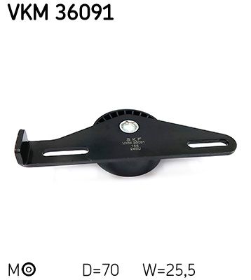 SKF Spannrolle, Keilrippenriemen (VKM 36091)