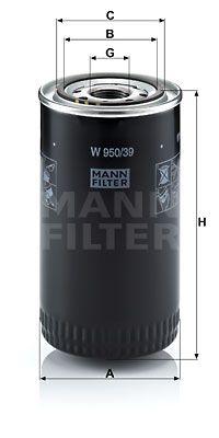 MANN-FILTER Ölfilter (W 950/39)