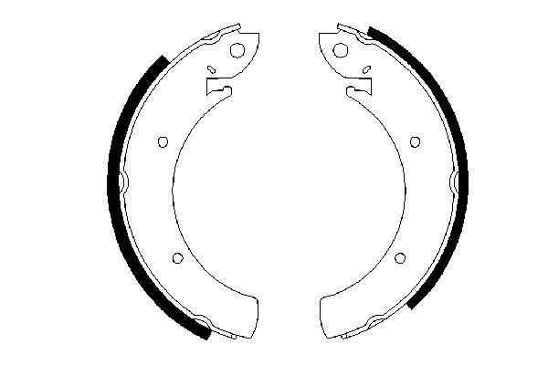BOSCH Bremsbackensatz (0 986 487 648)