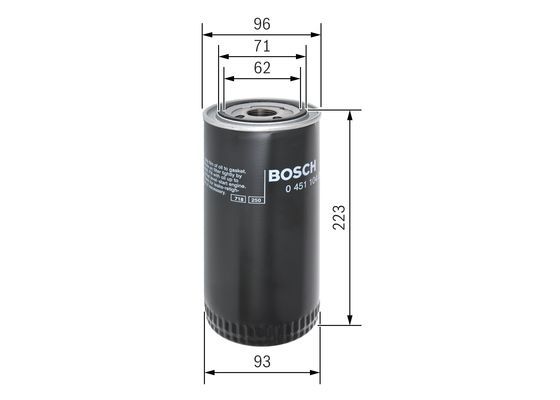 BOSCH Ölfilter (0 451 104 015) BOSCH Ölfilter (0 451 104 015)