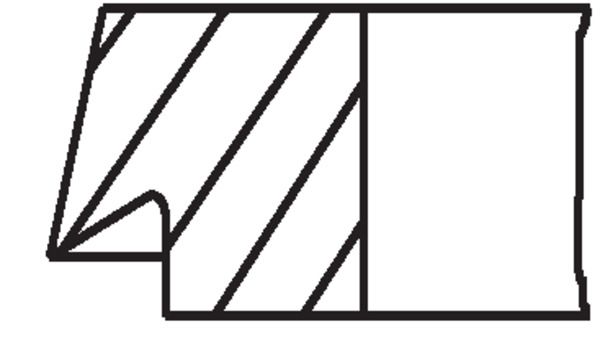 MAHLE Kolbenringsatz (004 69 N0)