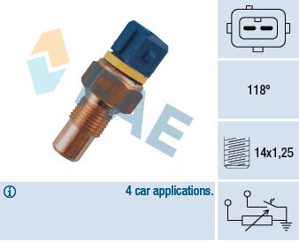 FAE Sensor, Kühlmitteltemperatur (34050)