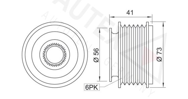AUTEX Generatorfreilauf (621016)
