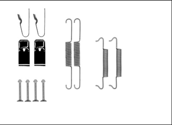 HELLA Zubehörsatz, Feststellbremsbacken (8DZ 355 206-131) Thumbnail