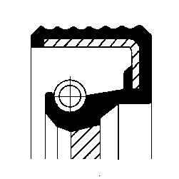 CORTECO Wellendichtring, Schaltgetriebe (07015547B) Thumbnail