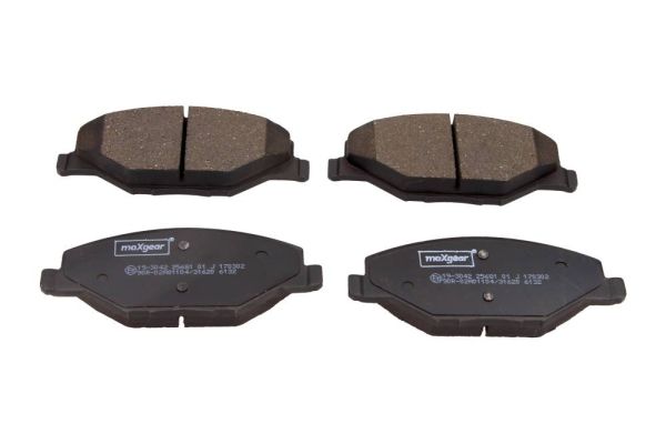 MAXGEAR Bremsbelagsatz, Scheibenbremse (19-3042)