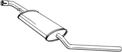 BOSAL Mittelschalldämpfer (281-241)