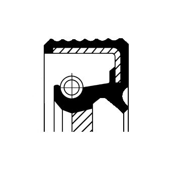 CORTECO Wellendichtring, Verteilergetriebe (01034130B) Thumbnail