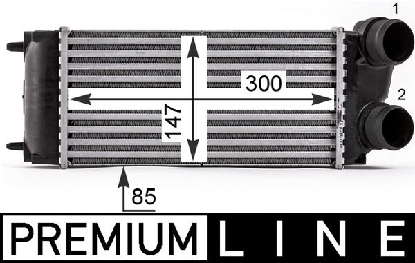 MAHLE Ladeluftkühler (CI 16 000P)