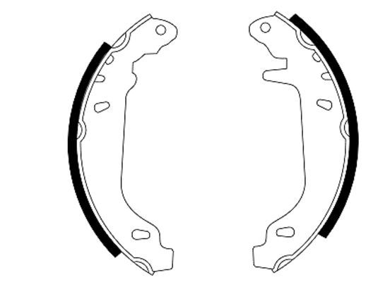 TEXTAR Bremsbackensatz (91037400)