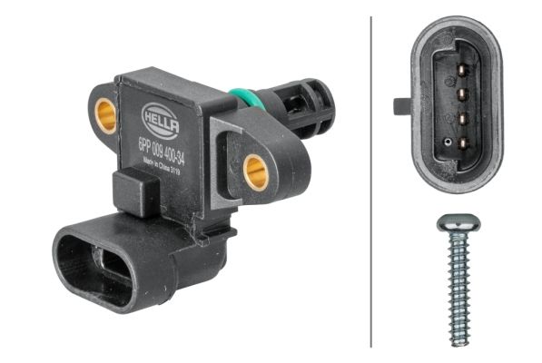 HELLA Sensor, Saugrohrdruck (6PP 009 400-341)