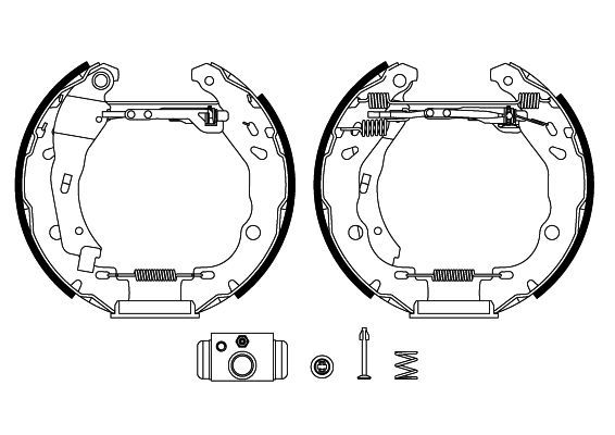 TEXTAR Bremsbackensatz (84083200)