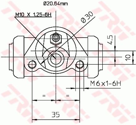 TRW Radbremszylinder (BWF144)