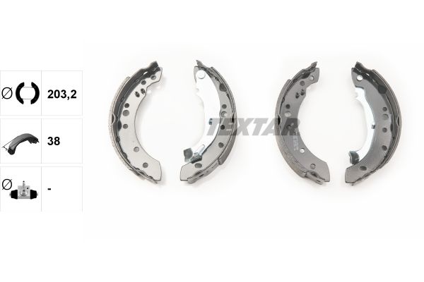 TEXTAR Bremsbackensatz (91059800)