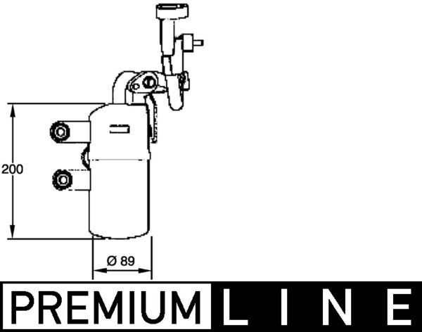 MAHLE Trockner, Klimaanlage (AD 256 000S)