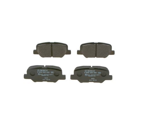 BOSCH Bremsbelagsatz, Scheibenbremse (0 986 495 358) BOSCH Bremsbelagsatz, Scheibenbremse (0 986 495 358)
