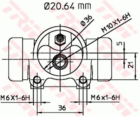 TRW Radbremszylinder (BWF112)