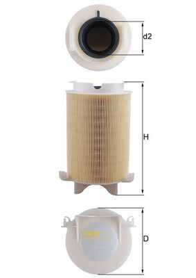 KNECHT Luftfilter (LX 1566)