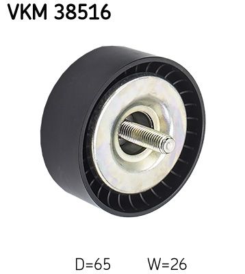 SKF Umlenk-/Führungsrolle, Keilrippenriemen (VKM 38516)