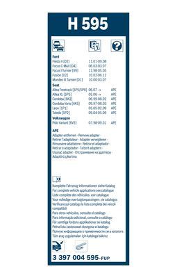 BOSCH Wischblatt (3 397 004 595)