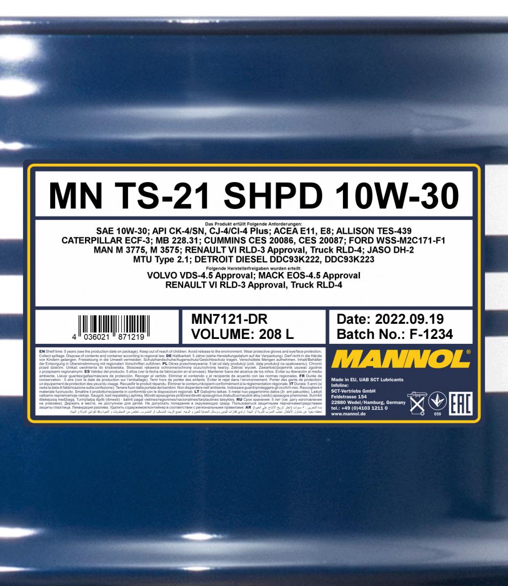 MN TS-21 SHPD 10W-30