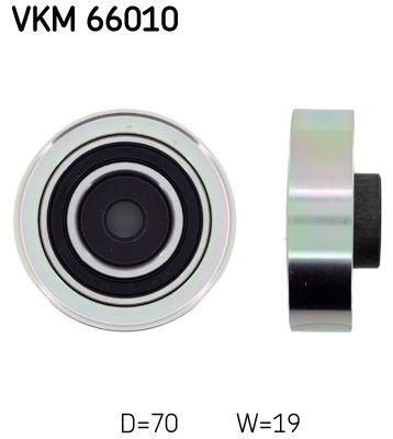 SKF Umlenk-/Führungsrolle, Keilrippenriemen (VKM 66010)