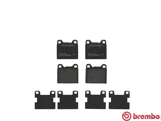 BREMBO Bremsbelagsatz, Scheibenbremse (P 86 002)