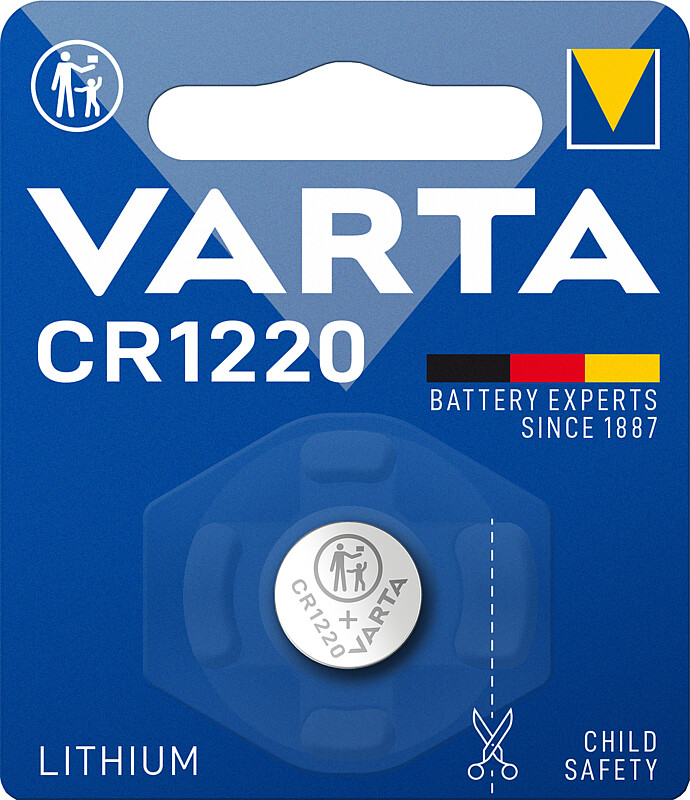 BATTERIE-KNOPFZELLE CR1220 3V (3722-27) | NORMFEST