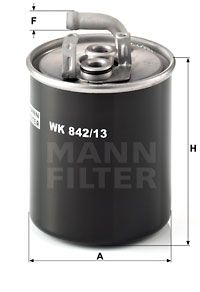 MANN-FILTER Kraftstofffilter (WK 842/13) Thumbnail