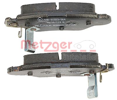 METZGER Bremsbelagsatz, Scheibenbremse (1170042)