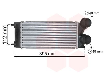 VAN WEZEL Ladeluftkühler (40004343) Thumbnail