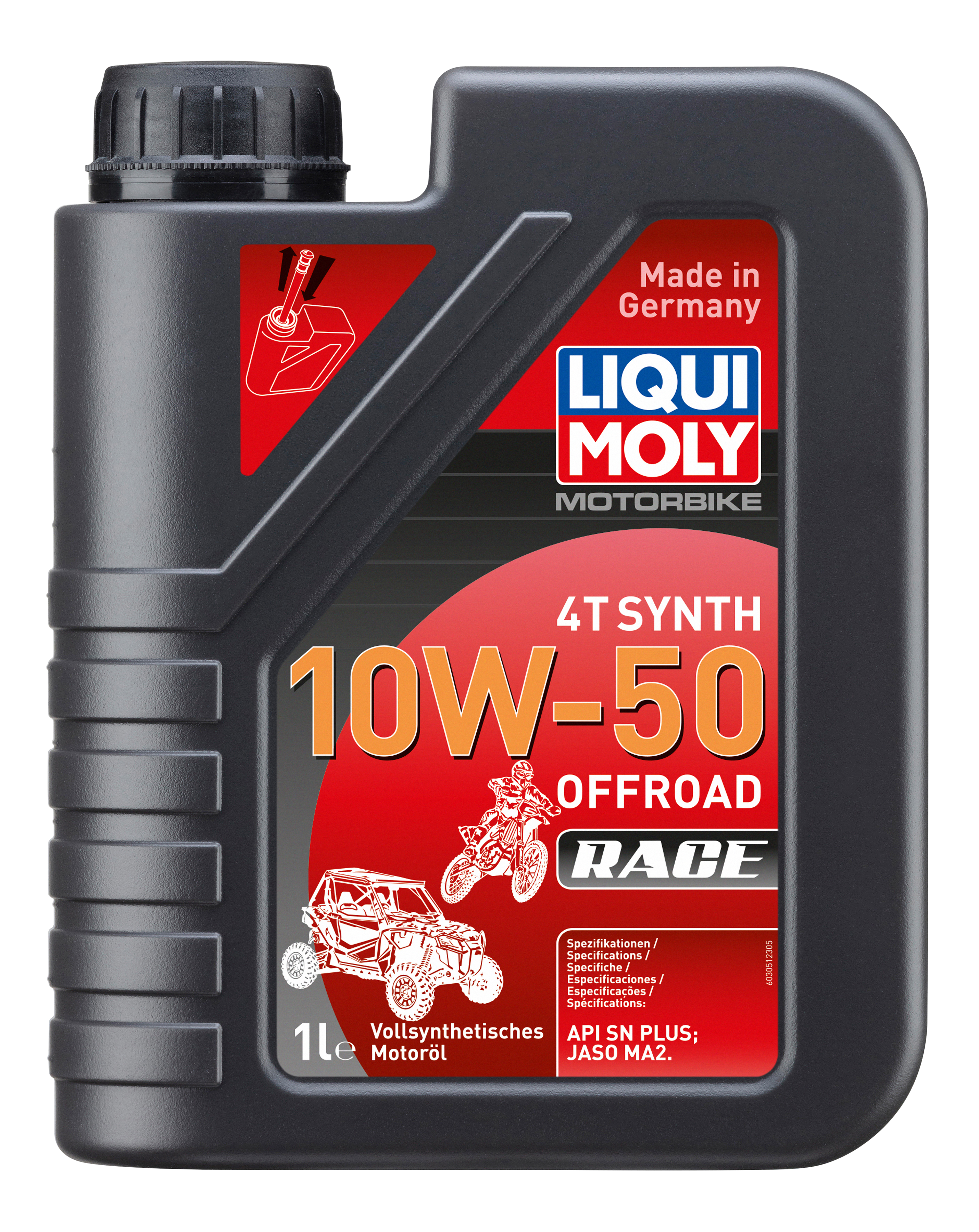 LIQUI MOLY Motorbike 4T Synth 10W-50 Offroad Race, 1 l (3051)